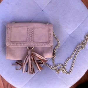 tan mini purse
